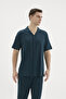 Kkt-26150 Apaj Collar Buttoned Pajama Set