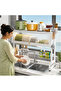 Over Sink Dish Drying Rack 85cm Large Capacity Kitchen Drainer Organizer with Dustproof Cover ish Storage, Utensil Holder, Knife Holder & Multi-Purpose Storage White - 5