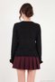 Premium Pile Detailed Regular Fit Round Neck Knitwear Cardigan Women's Cardigan 680Hi00038 - 7