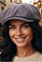 Women's Corduroy Cap with Elastic Back - 5