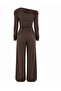 Brown Boat Neck Double Modal Set - 2Y7323 - 2