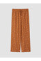 U-Neck Patterned Women's Pajama Set - 7