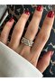 Double Color 3 Row Ring - 4