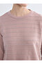 Nevavm Women's Striped Collar Knit Sweater with a Difference - 3