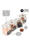 12-Piece Food Storage Glass Mini Jars with Top Clip Clear 7.2cm - 5