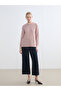 Nevavm Women's Striped Collar Knit Sweater with a Difference - 2