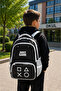 Just Game 3-Piece Boys' School Bag Set Game Console Patterned Water Resistant