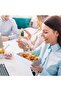 Adult Lunch Box, Stackable Food Container, Rectangular Lunch Food Container with Compartme - 5