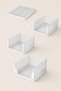 5-Piece Foldable In-Cabinet Organizer - Foldable Sliding Shelf Stackable Clothing Organizer - 5