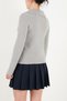 Baby Collar Front Tie Detailed Knitwear Cardigan Women's Cardigan 680Hi00087 - 7