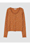 U-Neck Patterned Women's Pajama Set - 6