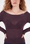 Kayık Yaka Transparent Knitwear Blouse Women's Bluz 5866879 - 5