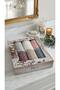 6-Piece by İdo Partial Velvet Boxed 100% Cotton Hand and Face Towel Set 50 X 90 - 2