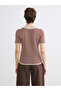 Nevavm Women's Polo Collar Patterned Knitwear Sweater with a Difference - 4