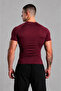 Basic Men's Compression T-Shirt – Slim Fit Sports Body Shirt - 3
