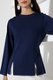 Women's Modal Slit Detailed Spanish Sleeve Blouse - 2