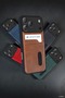 Concepta iPhone 17 Pro Sara Leather Case with Business Card Holder (31336) - Green - 4
