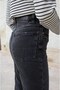 Loka Women's Smoked High Waist Soft Touch Comfortable Cut Jean Denim Trousers - 2