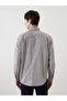 Nevavm Regular Fit Long Sleeve Striped Men's Shirt with Difference - 4