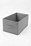 1 Piece Gray Box Organizer – Multi-Purpose Cabinet and Drawer Organizer with Handles and Open Top Design 45X25X20 cm - 6
