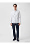 Nevavm Regular Fit Long Sleeve Striped Men's Shirt with Difference - 2