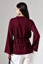 Women's Modal Slit Detailed Spanish Sleeve Blouse - 8