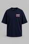 Oversize Thailand Flag Pocket Printed Unisex T-Shirt