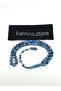 Blue Turkish Amber Tasbih (Pouch Edition)