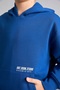 Okul Regular Fit Hooded Printed Kangaroo Pocket Thick Fabric Sweatshirt for Boys H9682A826Wn - 4