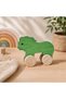 Wooden Honey Toy Lion Natural Handmade Toy - 2