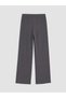 Özmarka New Season Gray V-Neck Embroidered Women's Pajama Set - 5