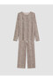 Leopard Patterned Women's Pajama Set - 5
