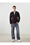 Trendlucky with a Difference College Collar Long Sleeve Men's Zipper Sweatshirt - 2