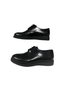 Dikyol 100% -- Leather Black Men's Classic, Stylish Groom Shoes, Lace-Up Leather Men's Shoes - 3