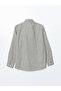 Nevavm Regular Fit Long Sleeve Dobby Men's Shirt with Difference - 6