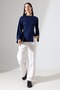 Women's Modal Slit Detailed Spanish Sleeve Blouse - 3
