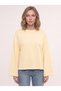 Women's 100% Cotton Crew Neck Long Sleeve T-Shirt Yellow - 5