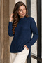 Patterned Knitwear Sweater K6030 Navy Blue - 2