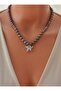 Black Pearl Necklace - - 2