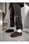 Women's Thick-Soled Fur-Lined Slipper Boots - 6