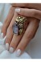 Special Design Ring with Amethyst Stone- - 5