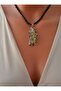Citrine Stone Design Necklace -Stoneage