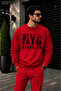 Men's Nyc Brooklyn City Map Printed Cycling Round Neck Casual Sweatshirt