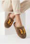 Women's Plush House Slippers with Butterfly Embroidery, Closed Toe, Soft Insole, Winter Comfortable Slippers, Stylish Design - 2