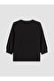 Vizyon New Season Black Embroidered Soft Touch Blouse - 6