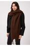 Soft Imported Soft Textured Women's Brown Scarf, Shawl, Shoulder Shawl, Valentine's Day Gift - 3