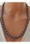 Black Pearl Design Necklace- - 3