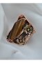 Special Design Ring with Tiger's Eye Stone- - 3