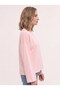 Women's 100% Cotton Crew Neck Long Sleeve T-Shirt Pink - 5