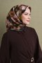 Floral Patterned Sura Silk Scarf 9613Ds - 2